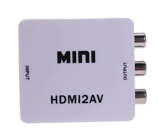 Support 1080P HDMI to AV Mini Converter HDMI to CVBS+L+R HD Video Converter Adapter