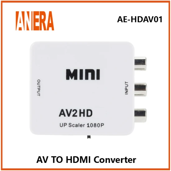 Convertisseur d'adaptateur vidéo et audio vers HDMI à vente chaude Anera