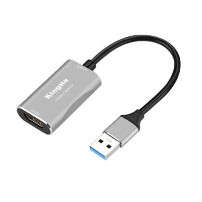 Carte de capture audio vidéo compacte Kingma USB3.0 pour l'enregistrement vidéo en direct - enregistrement d'enseignement de jeu en streaming