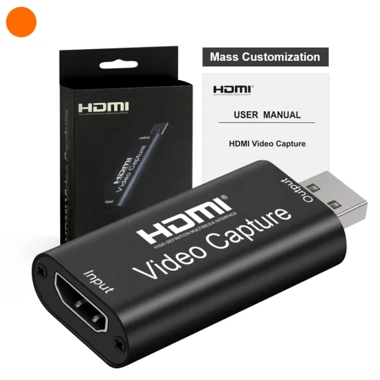 Enregistreur vidéo 4K Entrée HDMI Carte de capture de vente directe d'usine haute définition