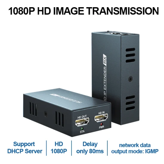 Hot Sale Extender HDMI 120m 150m CAT6 1080P 60Hz Retard 80ms Extender HDMI sur IP