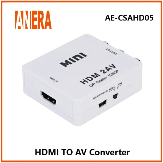 Anera Hot Sale HDMI mâle vers VGA femelle Convertisseur vidéo AV HDMI avec audio